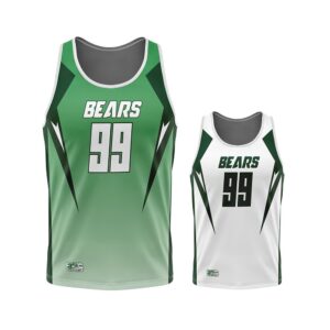 Sleeveless Lacrosse/Field Hockey Jersey - Reversible Varsity Pullover Pattern Front