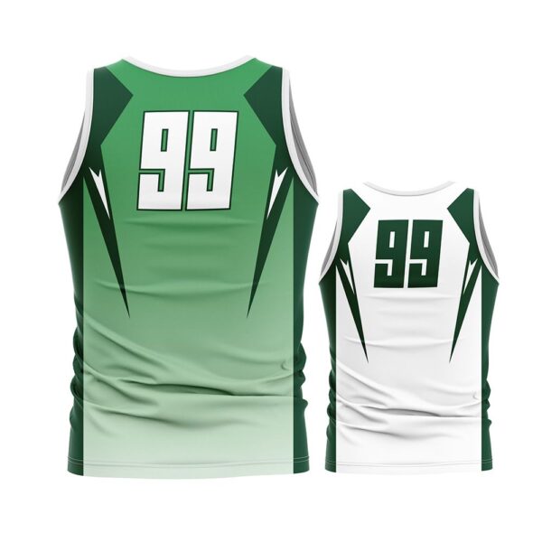 Sleeveless Lacrosse/Field Hockey Jersey - Reversible Varsity Pullover Pattern Back