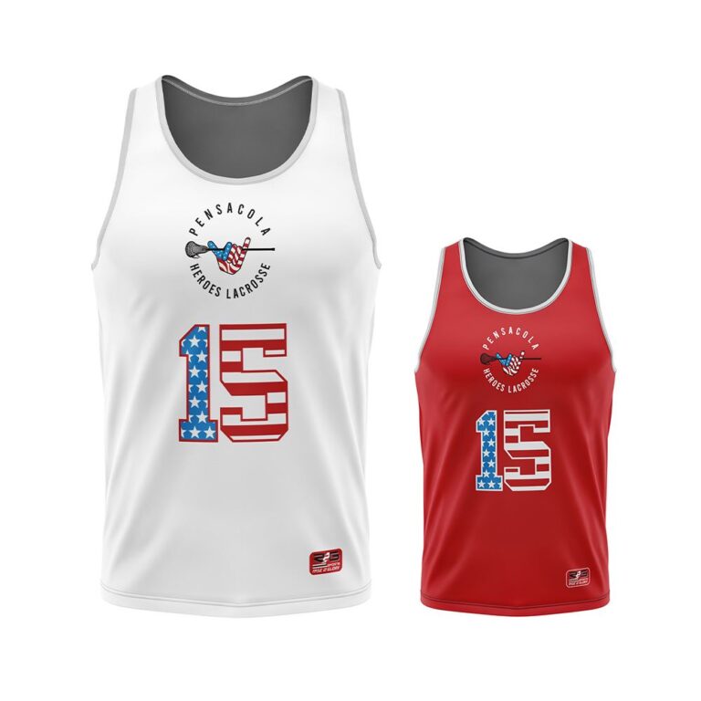 Reversible Lacrosse Pinnie - Single Ply Front
