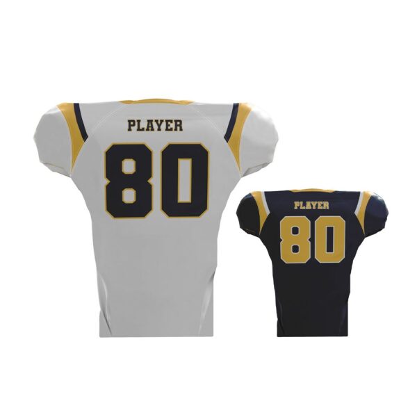 Single Ply Reversible Football Jersey - Pro Line Compression Pattern Back