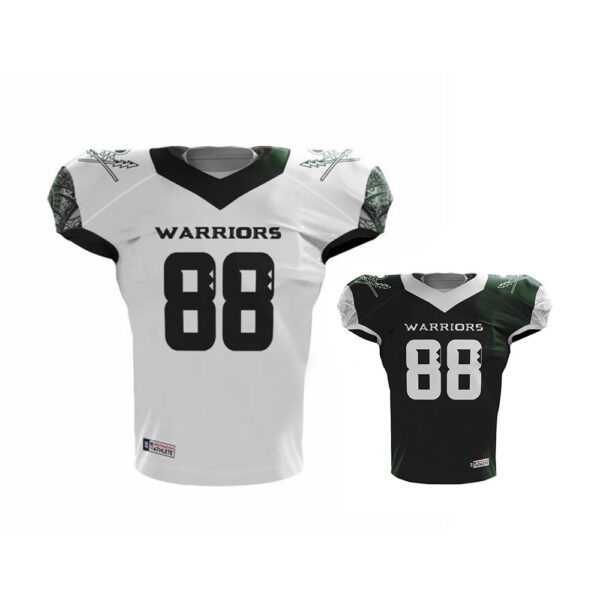 Single Ply Reversible Football Jersey - Pro Line Compression Pattern Front