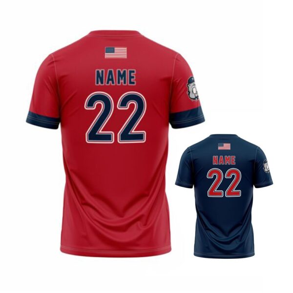 Single Ply Reversible Baseball/Softball Jersey - Varsity Pullover Pattern - Short Sleeve - V-neck Back