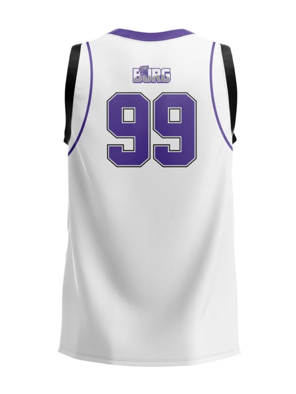 Reversible Basketball Jersey - Varsity Pattern - white back