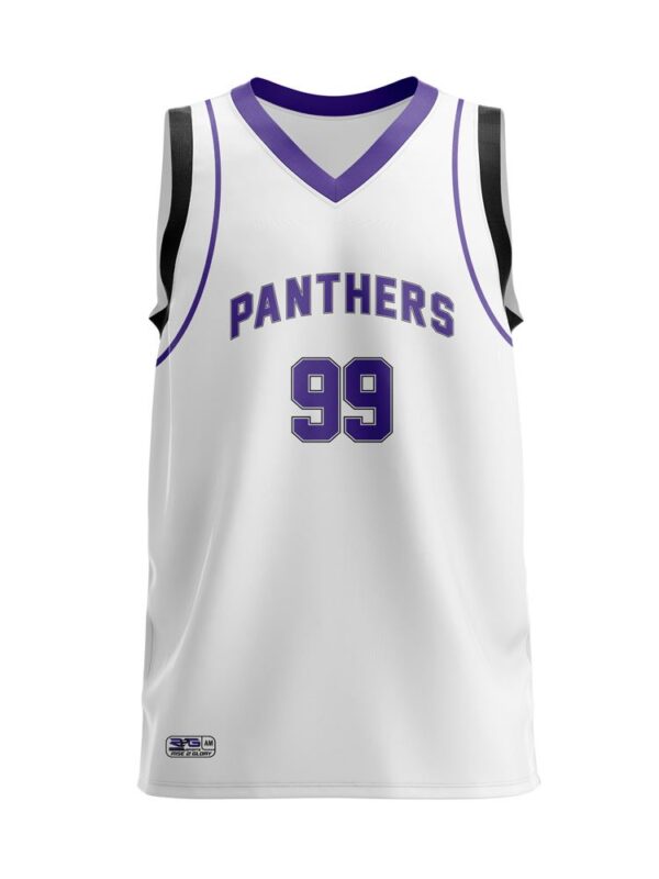 Reversible Basketball Jersey - Varsity Pattern - white front