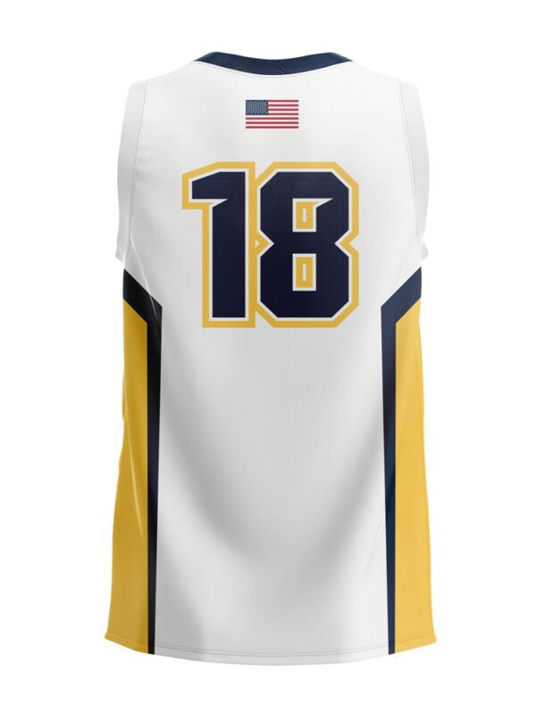 Reversible Basketball Jersey - Varsity Pattern - white back