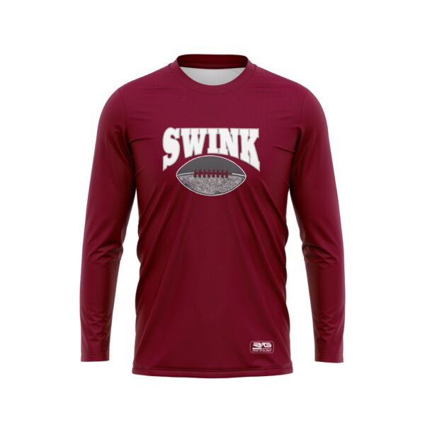 Full Dye Sub Long Sleeve Jersey - Varsity Pattern Front