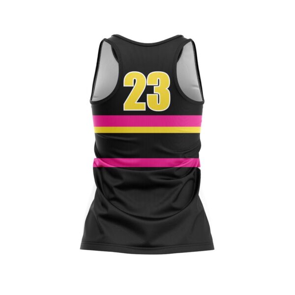 Reversible Basketball Jersey - Varsity Pattern - black back