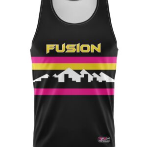 Reversible Basketball Jersey - Varsity Pattern - black front