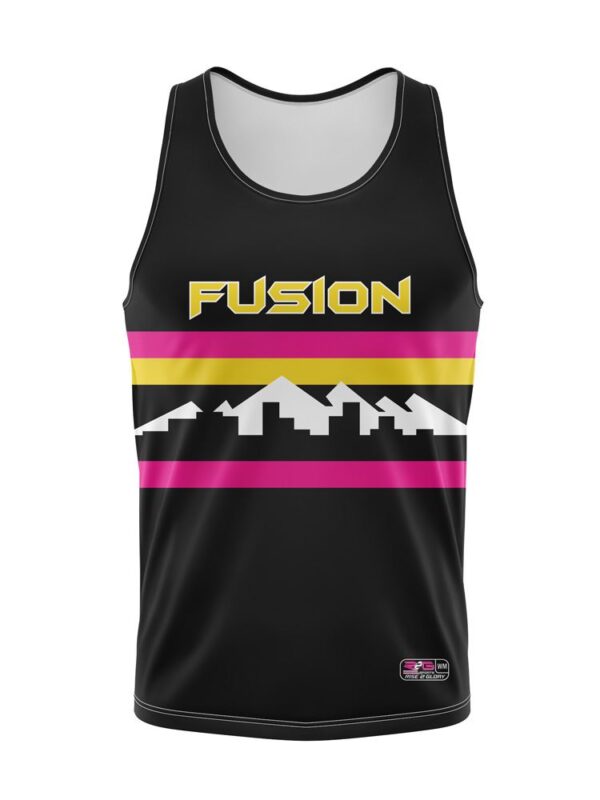 Reversible Basketball Jersey - Varsity Pattern - black front