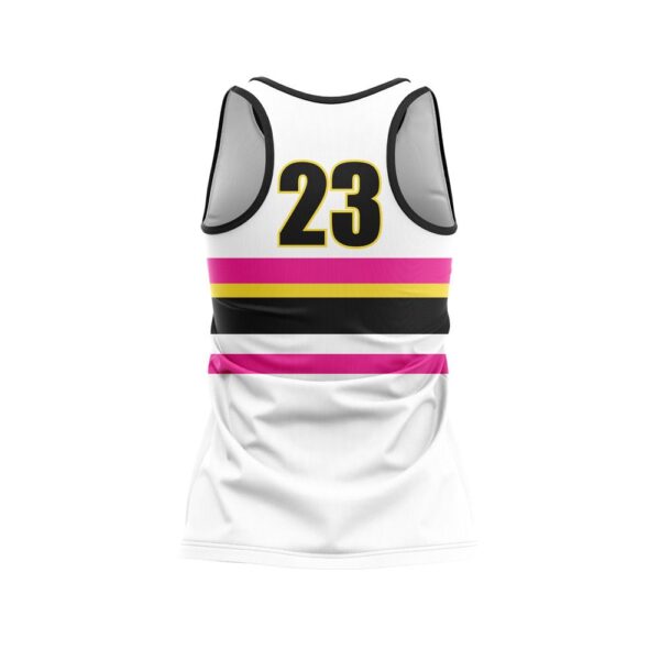 Reversible Basketball Jersey - Varsity Pattern - white back