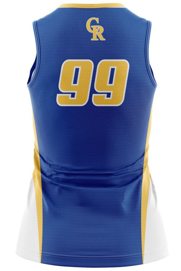 Reversible Basketball Jersey - Varsity Pattern blue-back