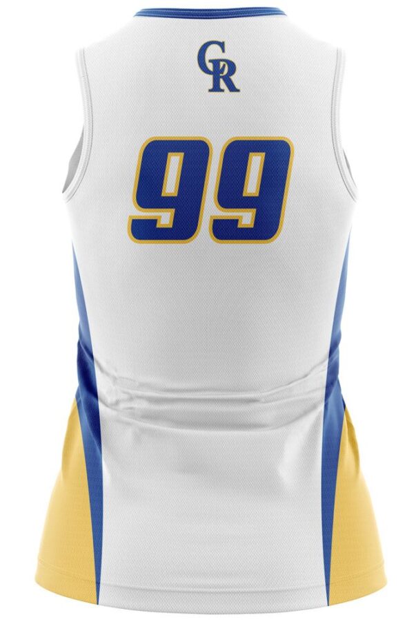 Reversible Basketball Jersey - Varsity Pattern -white back