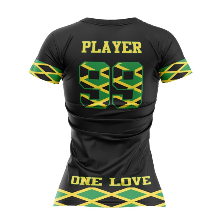 Full Dye Sub Womens Lacrosse/Field Hockey Jersey - Short Sleeve Back