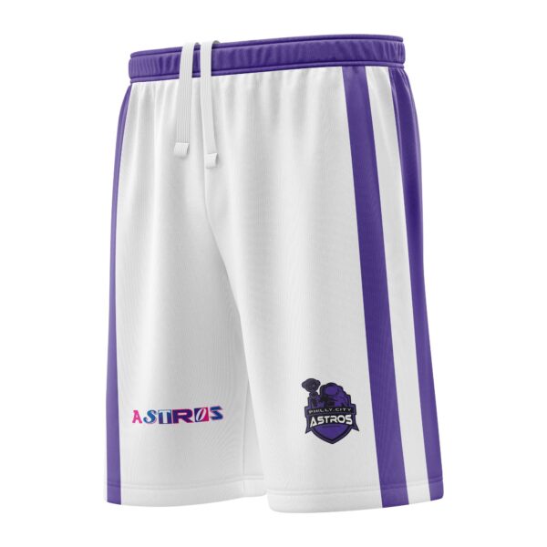 Reversible Basketball Shorts - Varsity Pattern left view