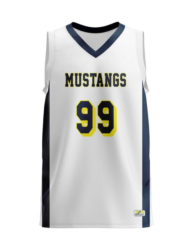 Full Dye Sub Basketball Jersey - Pro Fit Pattern -front