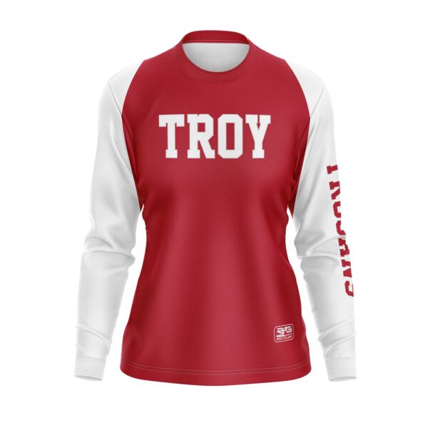 Full Dye Sub Workout Shirts - Long Sleeves - Womens/Youth front