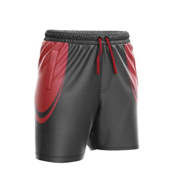Volleyball Shorts - Varsity Pattern - Reversible - black