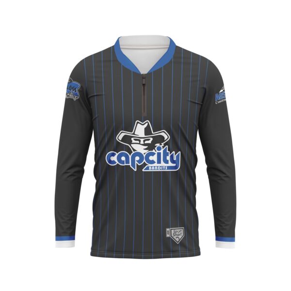 Batting Jacket - Quarter Zip Pullover front