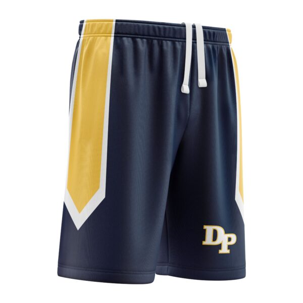 Reversible Basketball Shorts - Varsity Pattern right view