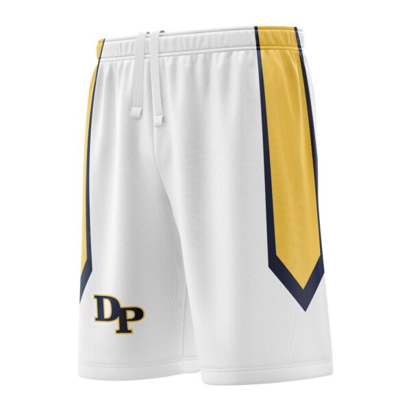 Reversible Basketball Shorts - Varsity Pattern left view