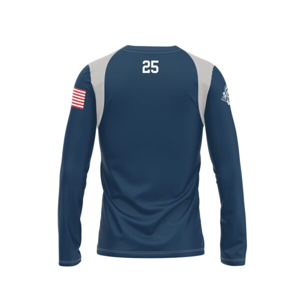 Batting Jacket - Quarter Zip Pullover -back