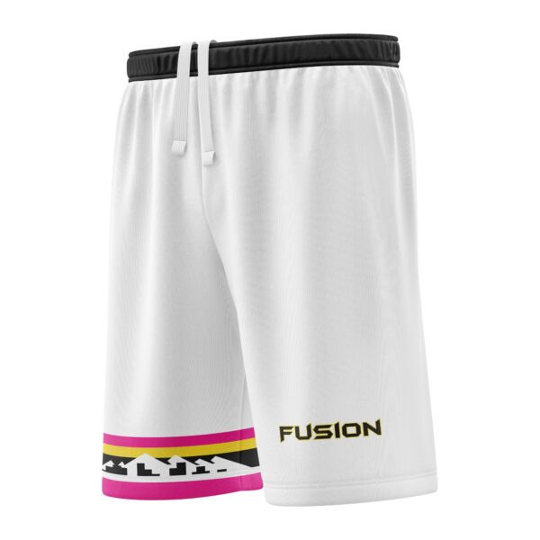 Full Dye Sub Reversible Basketball Shorts - Varsity Pattern left view