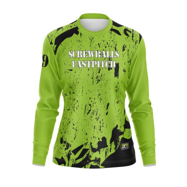 Full Dye Sub Compression Shirt - Long Sleeves back