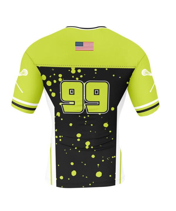 Full Dye Sub Lacrosse Game Jersey - Pro-Line Pattern Back