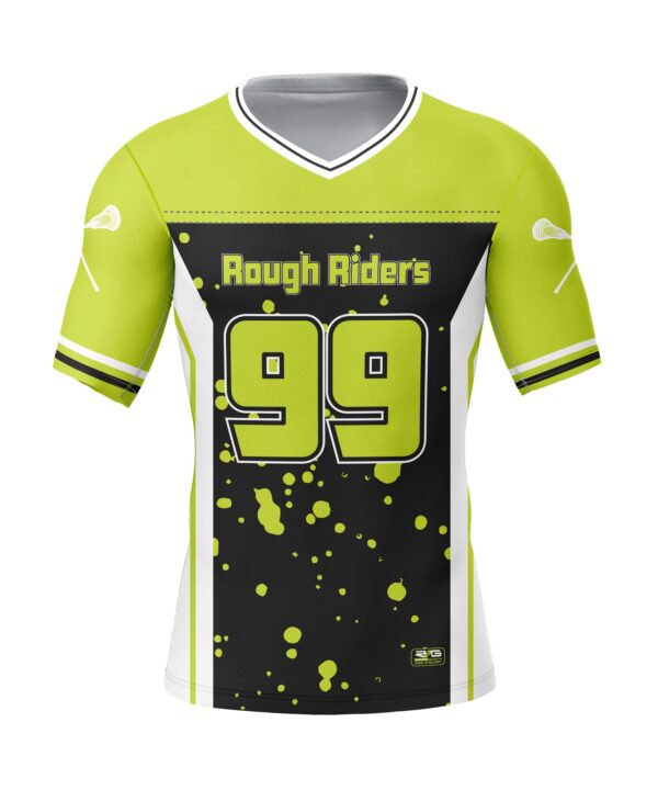 Full Dye Sub Lacrosse Game Jersey - Pro-Line Pattern Front