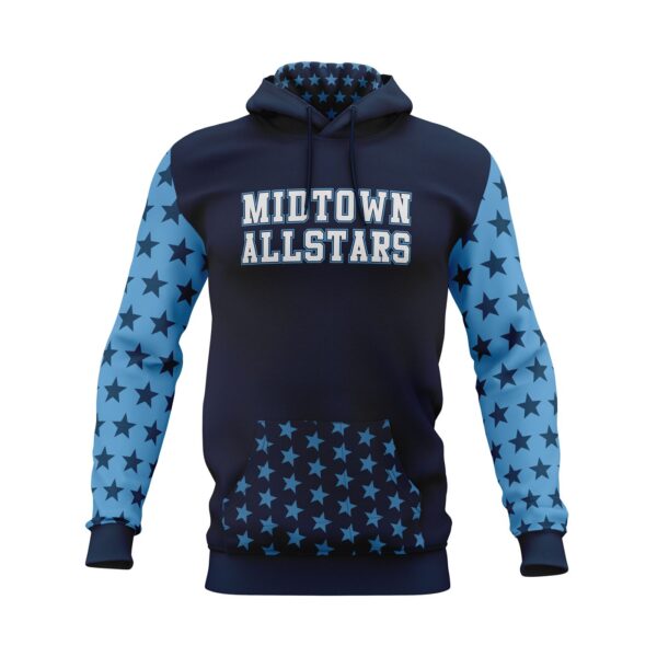 Full Dye Sub Hoodie - Long Sleeve - Front