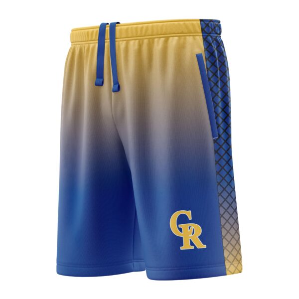 Full Dye Sub Workout Shorts with pockets left view