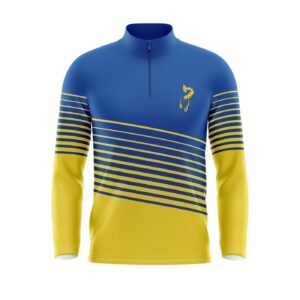 full-dye sub 1/4 Zip Pullover - front