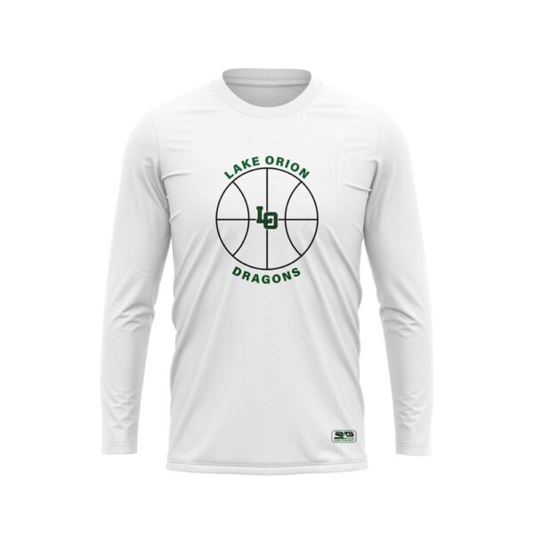 Workout Shirts - Varsity Pattern - Long Sleeves -front