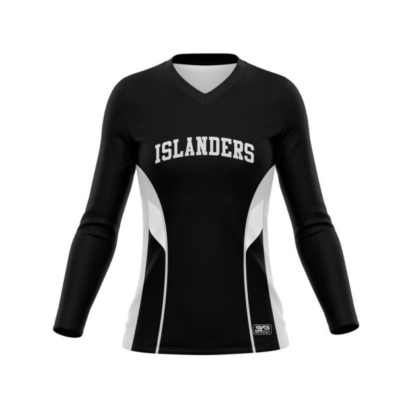 Workout Shirts - Varsity Pattern - Long Sleeves -front