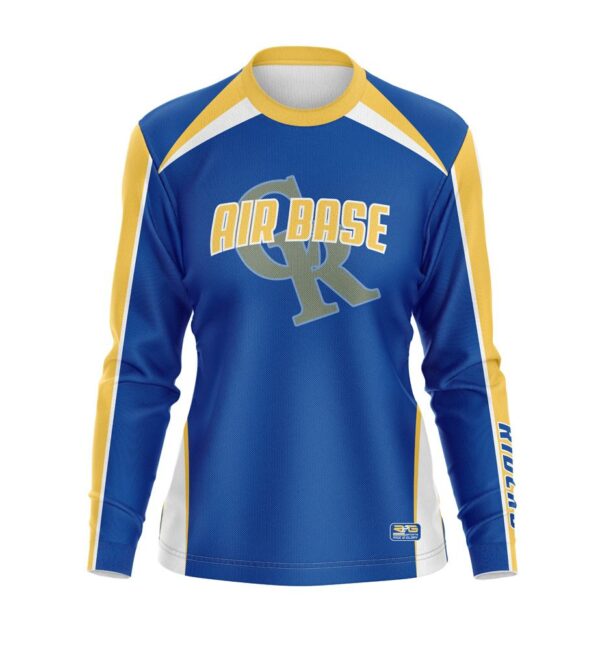 Workout Shirts - Varsity Pattern - Long Sleeves front