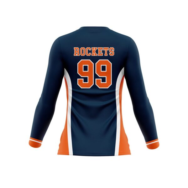 Workout Shirts - Varsity Pattern - Long Sleeves back