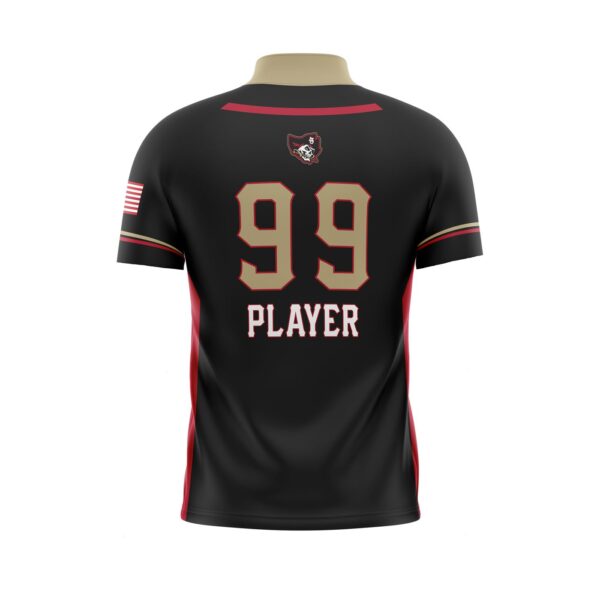 Full Dye Sub Woven Microfiber Quarter Zip Pullover Warmup Jacket Back