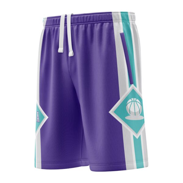 Full Dye Sub Workout Shorts with pockets - Varsity Pattern Left View
