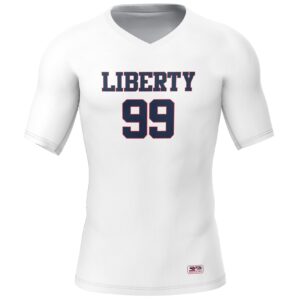 Full Dye Sub Lacrosse Game Jersey - Varsity Pattern Front