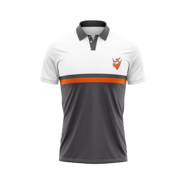 Full Dye Sub Coaches Polo -front