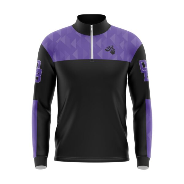 Full Dye Sub 1/4 Zip Pullover Front