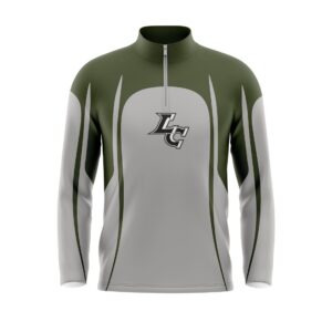 Full Dye Sub 1/4 Zip Pullover -front