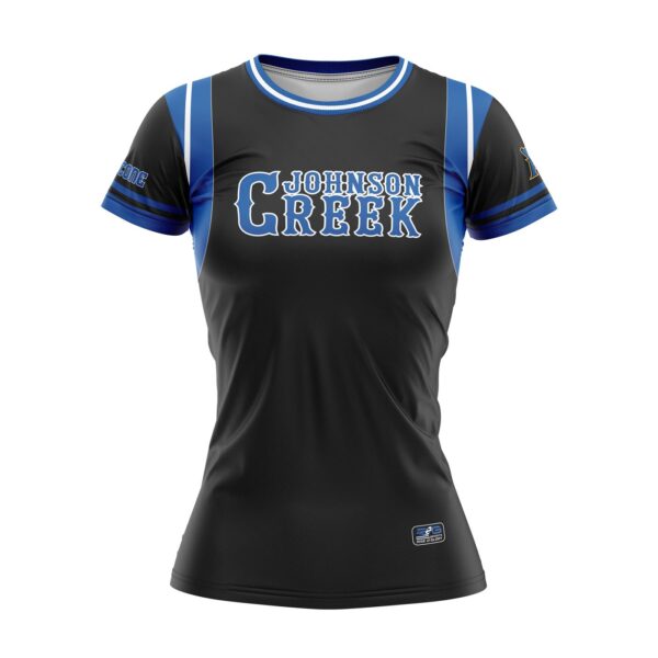 Full Dye Sub Baseball/Softball Crew Neck Pullover Jersey - Pro-Fit Pro-Line Pattern front