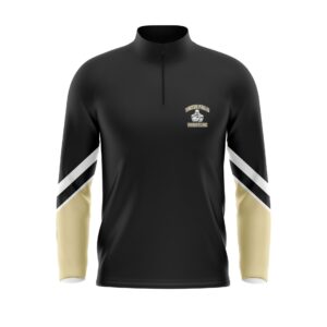 Quarter Zip Pullover Warmup Jacket Front