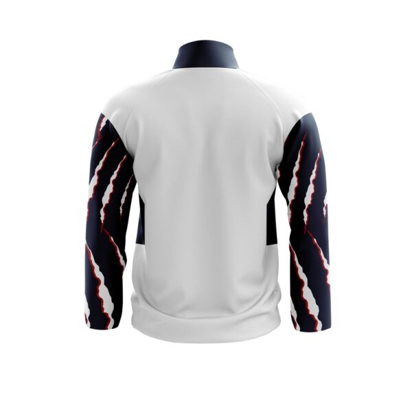 Full Dye Sub Full Zip Warmup Jacket Back