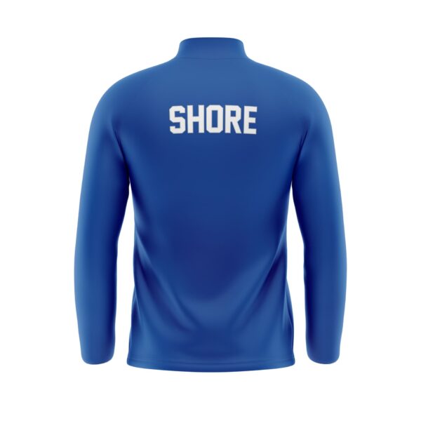 Quarter Zip Pullover Warmup Jacket - back
