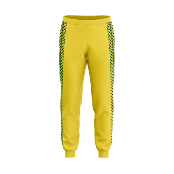 Full Dye Sublimated Jogger Style Warmups Pants - Cuffed Leg front