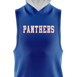 Pullover Hooded Jersey - Varsity Pattern - Sleeveless front