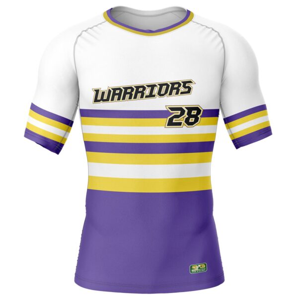 Baseball/Softball Short Sleeve Pullover V-Neck Jersey Front