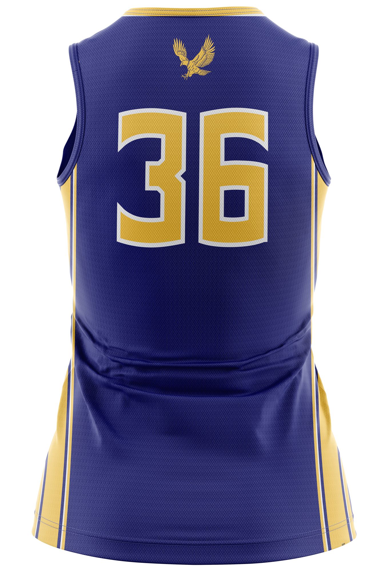 Full Dye Sub Basketball Jersey -Back